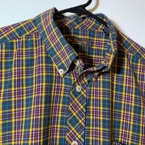 Ben Sherman plaid check shirt. Medium.